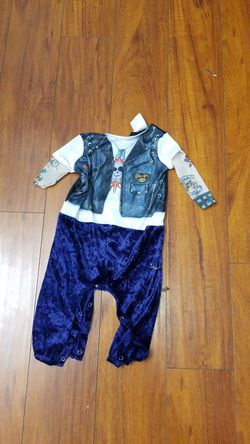 Baby biker Halloween costume size 6 to 24 months
