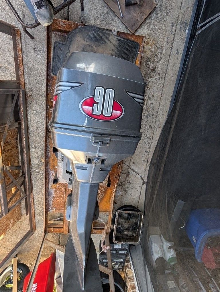 1999 Johnson Out Board 90hp 20" Shaft Tilt &Trim