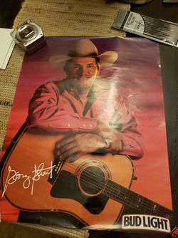 Bud light George Strait Concert Postal 1992