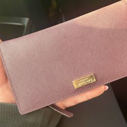 Brand new authentic Kate Spade burgundy wallet — never used!