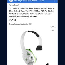 turtle beach recon chat gaming headset