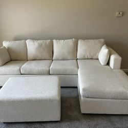 Brand New Sectional Sofa With Matching Ottoman 