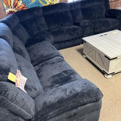 Theater Reclining Cozy Sectional! 