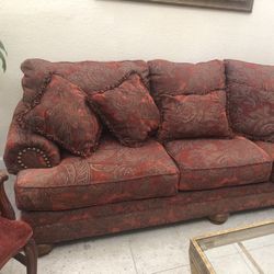 Sofa and Loveseat.