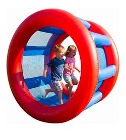 Brand NEW in the box Playland 67" Giant Inflatable Land Roller Wheel for Kids & Adults - 2 Person Human Hamster Wheel, Durable PVC Outddor Rolling Toy