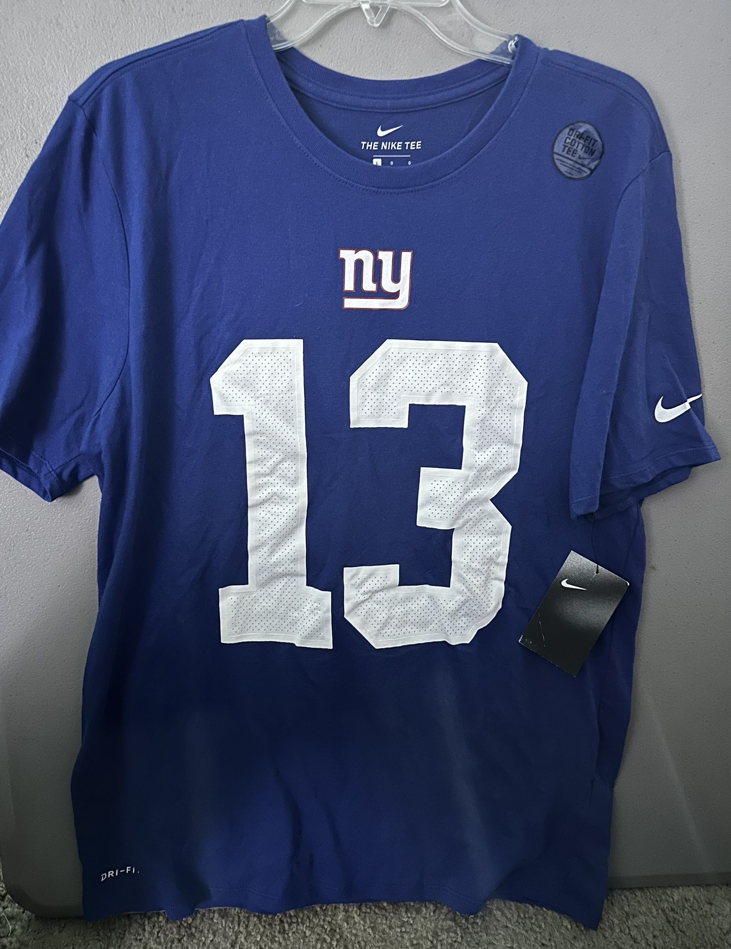 New York Giants Jersey T-Shirt ( Large )