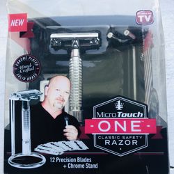 New MicroTouch one classic safety razor