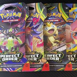 Pokemon Perfect Order Sleeved Booster Pack 