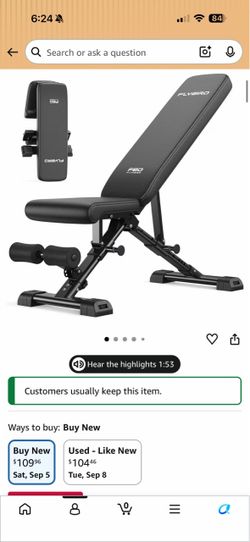 Workout bench
