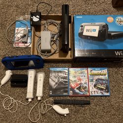 Wii U 32Gb Modded With All Accessories And Games