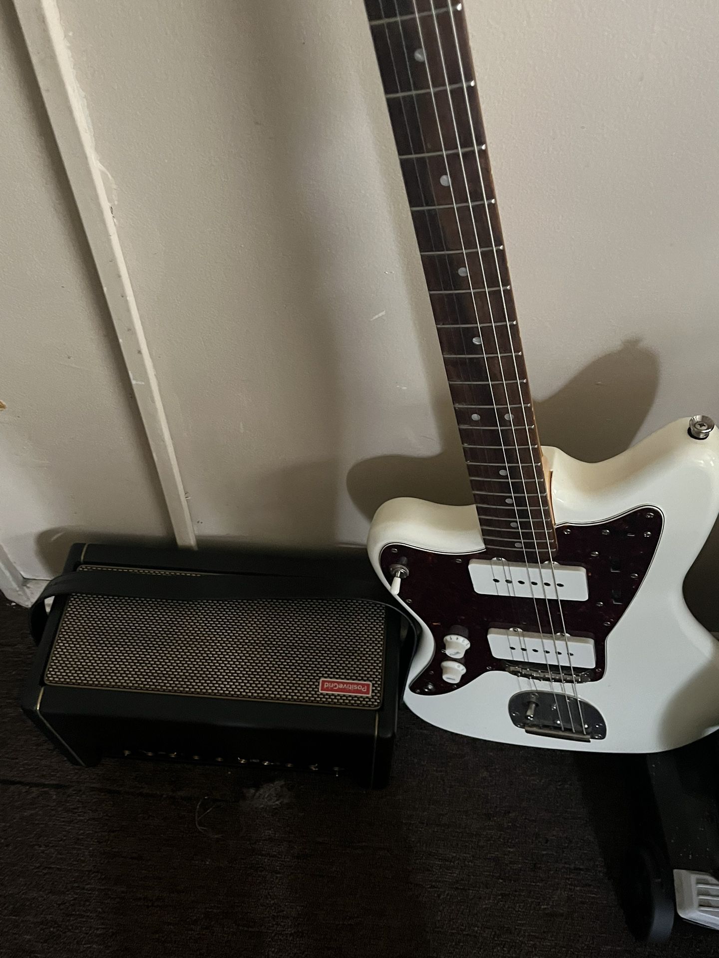 Jazz master Squier and Positive grid Amp