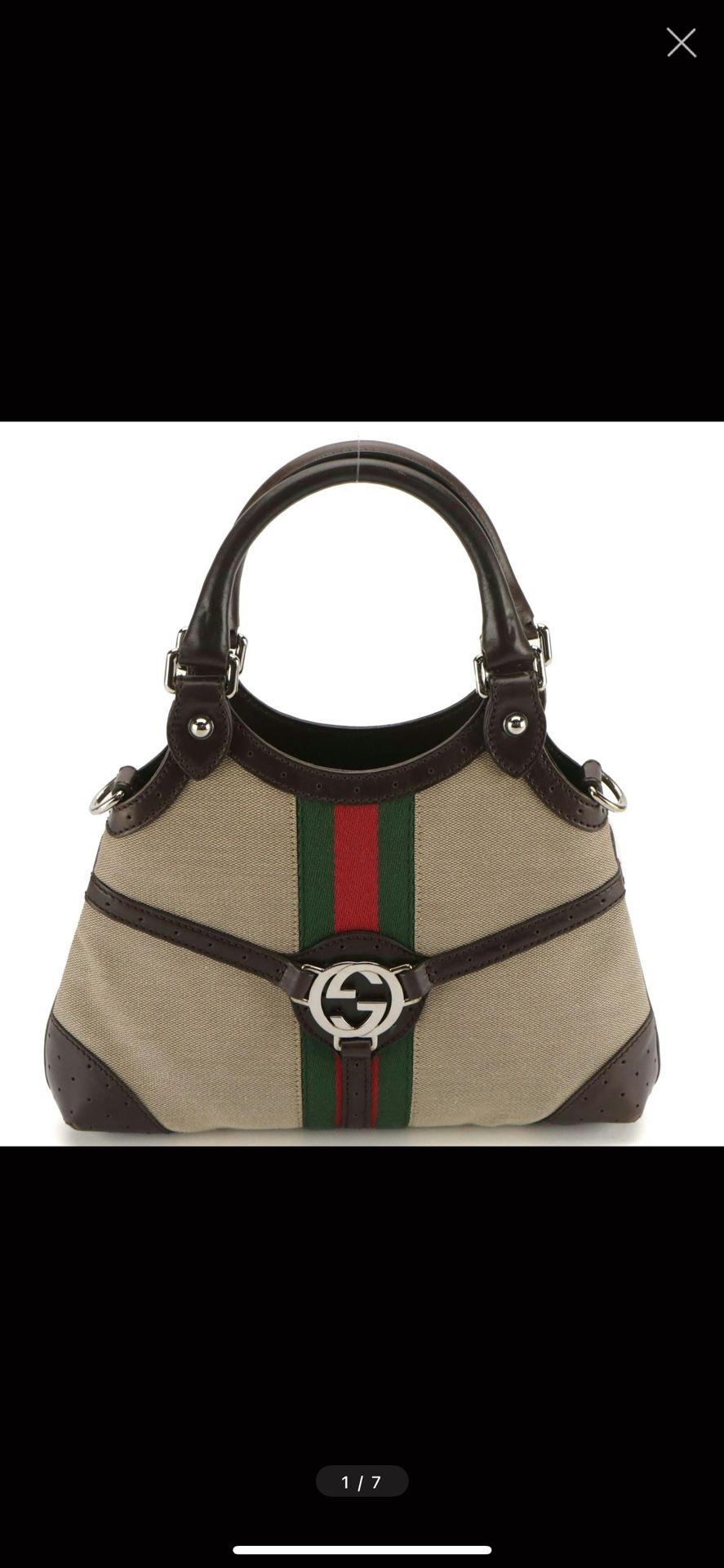 Gucci Small Reins Two-way Bag - Authentic