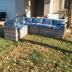 Patio Set Patio Outdoor Furniture Small Patio Couch Small Space Patio Sofa,πππππ