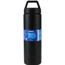 Kobalt Stainless Steel Insulated Black Water Bottle