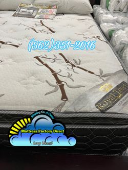 Royal Touch Queen mattress and Boxspring bed set Colchon y tambor