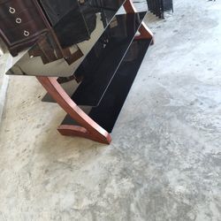 3 Shelf Glass TV Stand