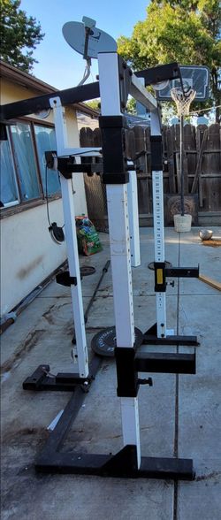 HEAVY DUTY SQUAT RACK/ BENCH PRESS