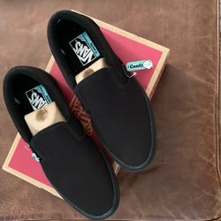 Vans black Slip On - Size 8