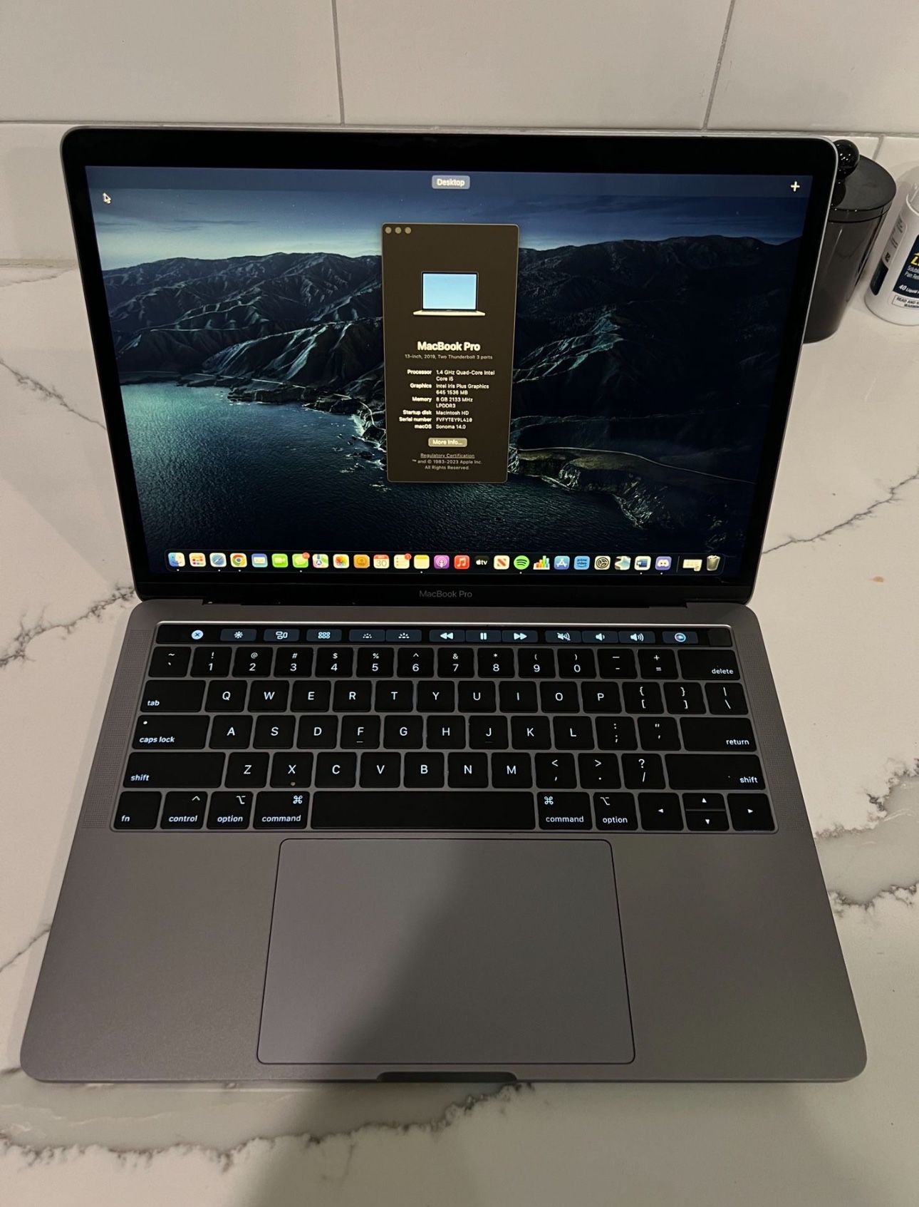 13 Inch MacBook Pro, 256gb Touch Bar Model