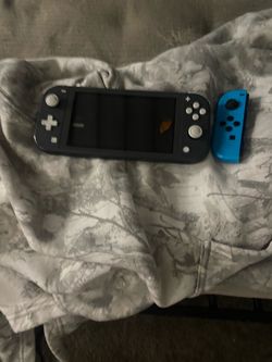 please read description broken devices !Nintendo Switch Lite Gray with Blue Joy-Con please read description broken devices