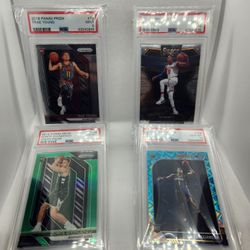 4x PSA Graded NBA Basketball 🏀