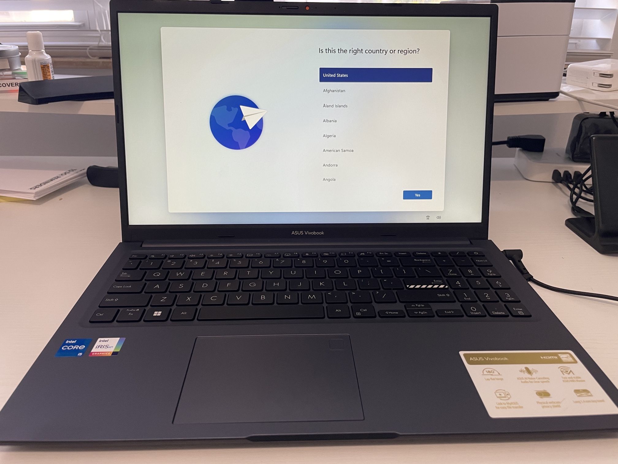 ASUS Vivobook 15 – Intel Core i5, 32GB RAM (Upgraded), 512GB SSD – Ready to Use + Charger