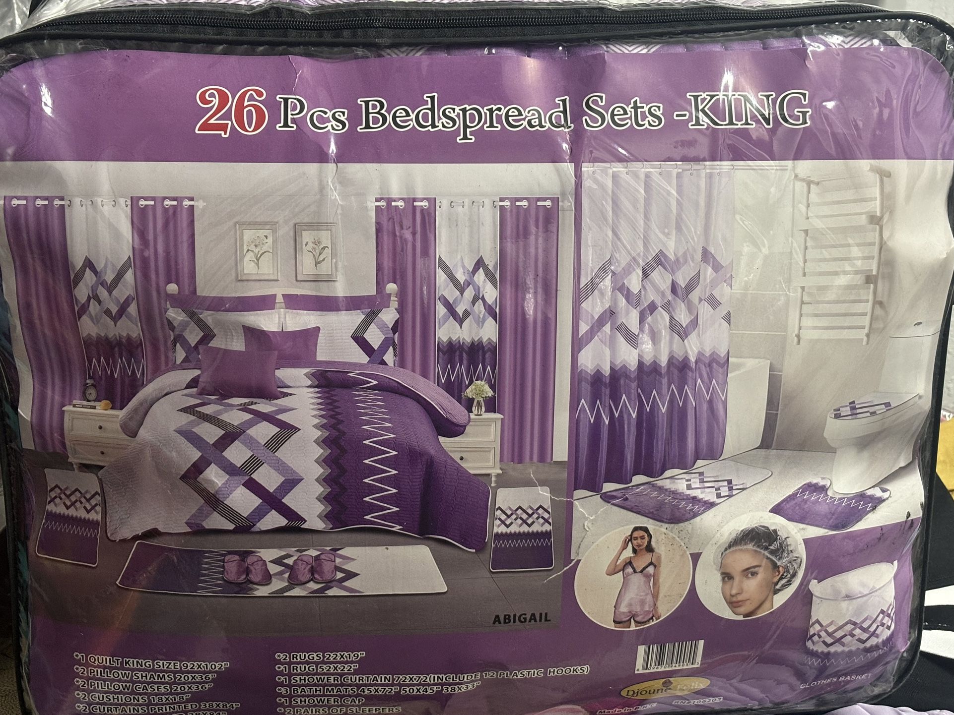Purple King Size Sheets
