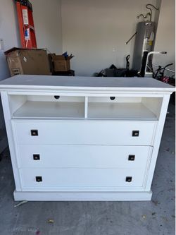 White dresser