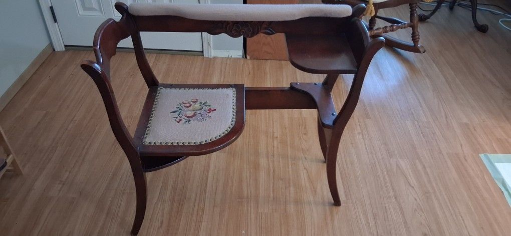 Antique Gossip Bench