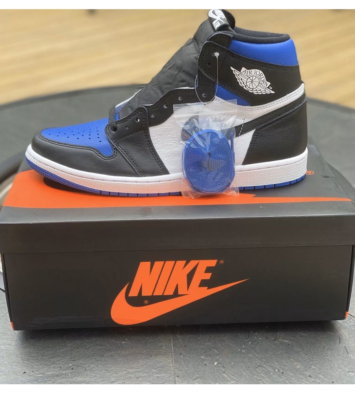 Jordan 1 retro “Royal Toe” size 11 DS