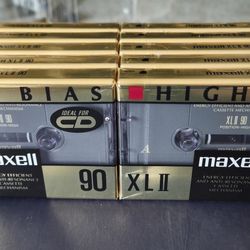 MAXELL XLII 90 audio cassette tapes 