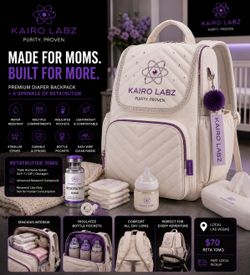 Women’s Mom Premium Peptide Reta Diaper Bag