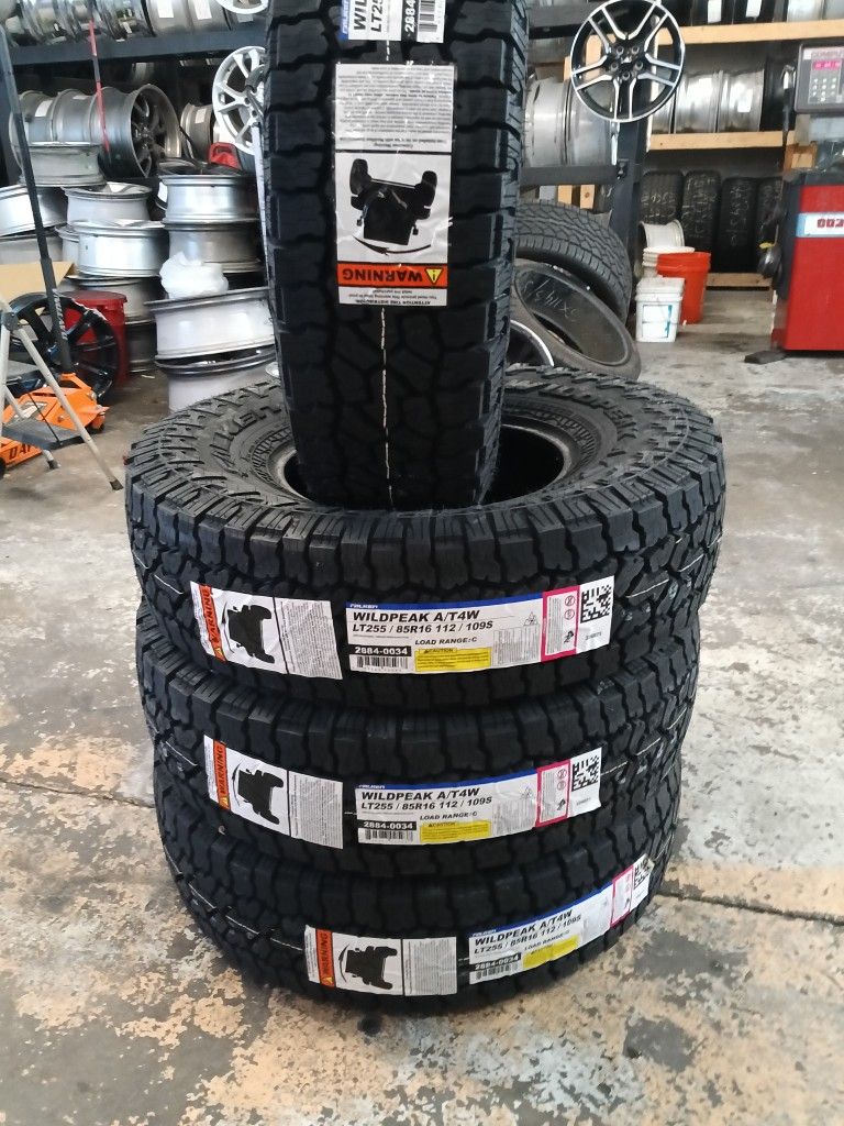 255/85R16 LT Falken Widepeak At 4 Load Range C Set Of 4 Tires On Sale