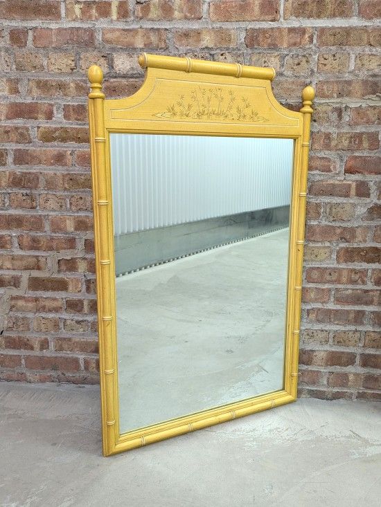 Vintage Faux Bamboo Mirror Dixie Furniture