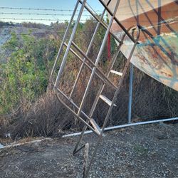 Sailboat.
 Bow sprint handrail.