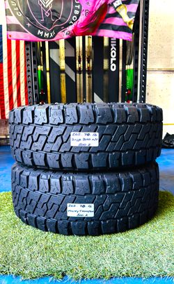 🇺🇸 2 USED TIRES LT265/70R16 MICKY THOMPSON ALL TERRAIN USED TIRES 265 70 16