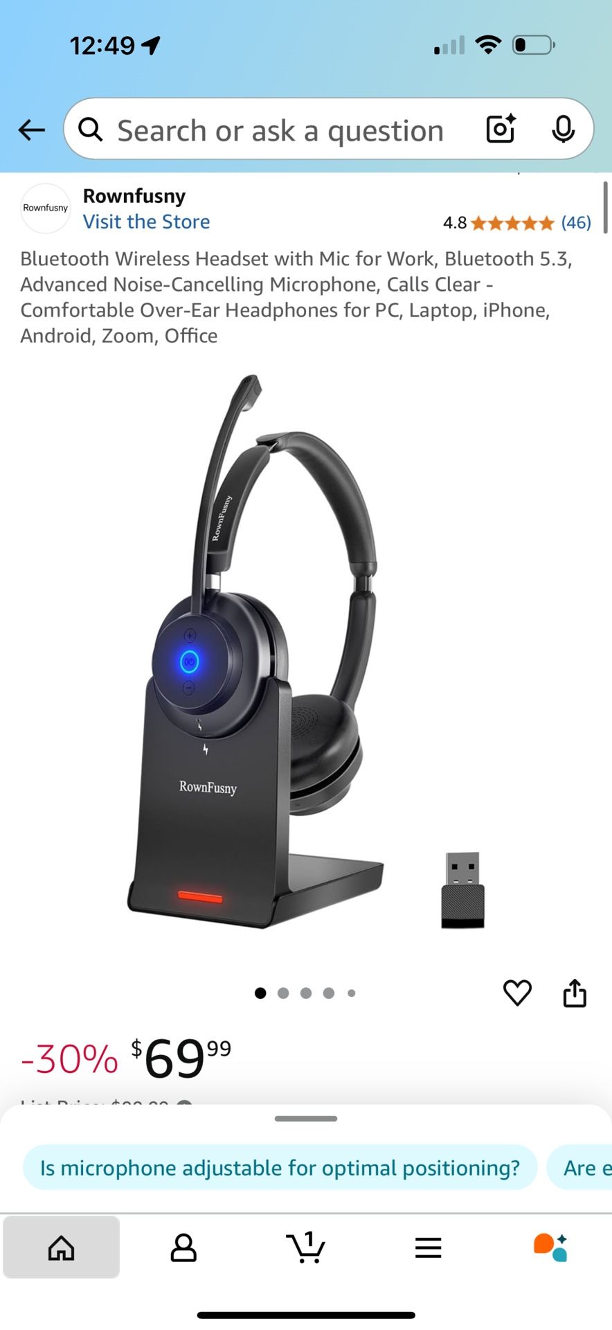 Bluetooth Wireless Headset