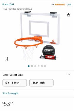 Tekk Pro Edition Monster Jam Mini Hoop