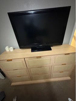 Dresser and tv