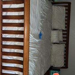 Complete Bedroom Set - Solid Wood - Includes Mattress - $800