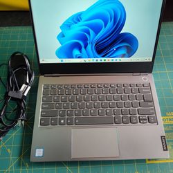 $200 Firm, Lenovo Thinkbook 13s 20R9, i7 1.8ghz, 8 threads, 8gb ram/256gb Nvem, w11 pro, office 2021 pro + Visio/Project, lit keys, cam with lid