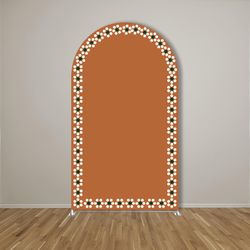 ittsmnt Mexican Fiesta Theme Arch Backdrop Cover Baptism Baby Shower Arch Stretchy Fabric Covers Wedding Bridal Event Birthday Parties Decorations (4x