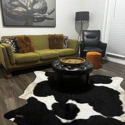 Couch Ottoman Chair And Carpet 
