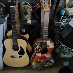 2 Acoustic Guitars 