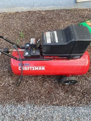 CRAFTSMAN AIR COMPRESSOR, 150 PSI, 5HP, 25 GALLON ~ $200 OBO