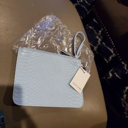 Jules Kae Flat Zil Up Wristlet Pouch, New