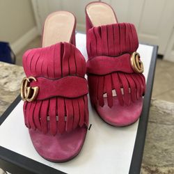 Gucci Fringe Sandals Size 38