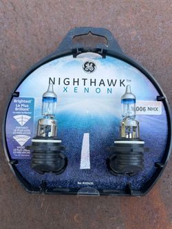 GE Nighthawk Xenon 9006 Headlight bulbs - pair