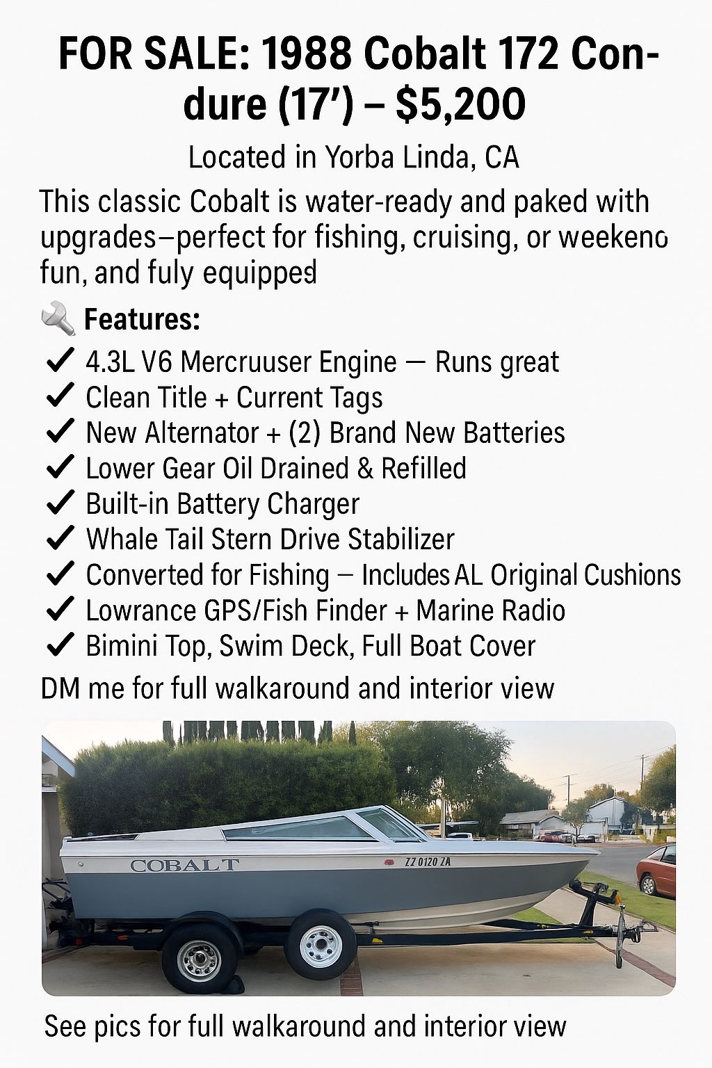 1988 Cobalt Condure