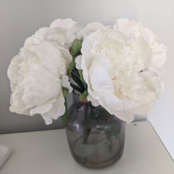 HomeGoods White Flower Vase Arrangement